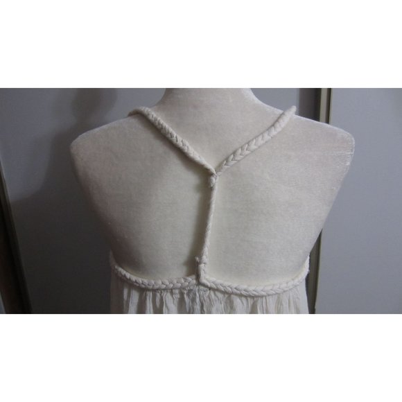 Adore Me Medium Cream Casual Beach Semi Sheer Dress. - Picture 5 of 7